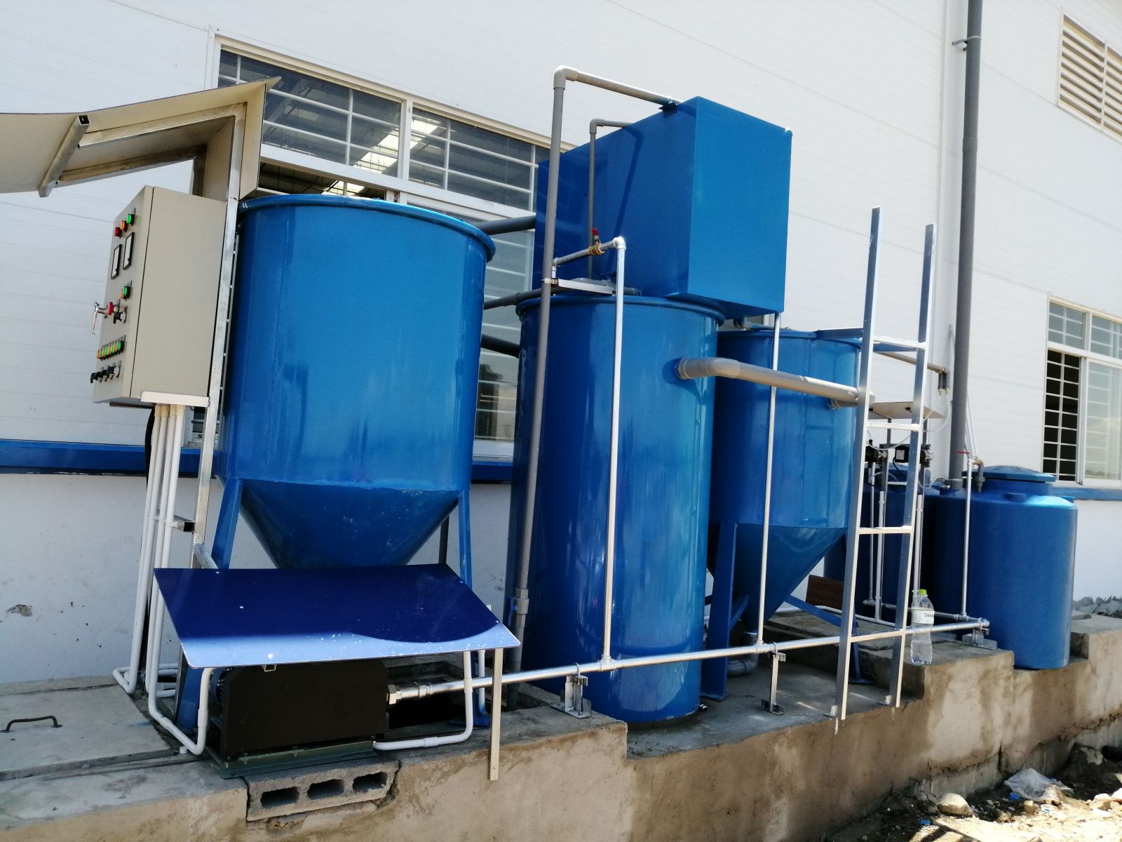 xử lý nước thải xi mạ nhôm